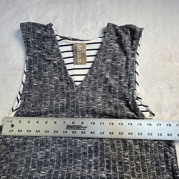 Dolan Gray Textured Sleeveless Maxi Dress L - Picture 7 of 9